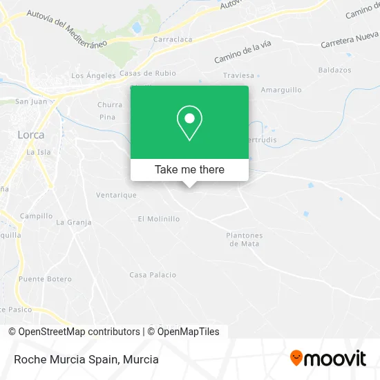 Roche Murcia Spain map