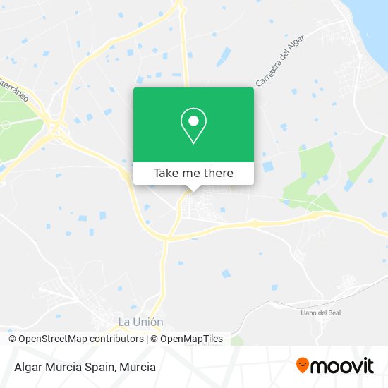 Algar Murcia Spain map