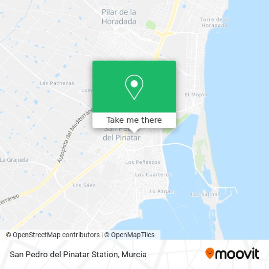 San Pedro del Pinatar Station map