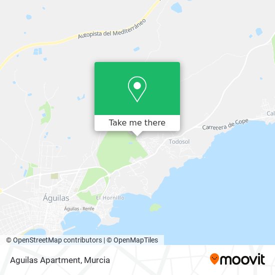 Aguilas Apartment map