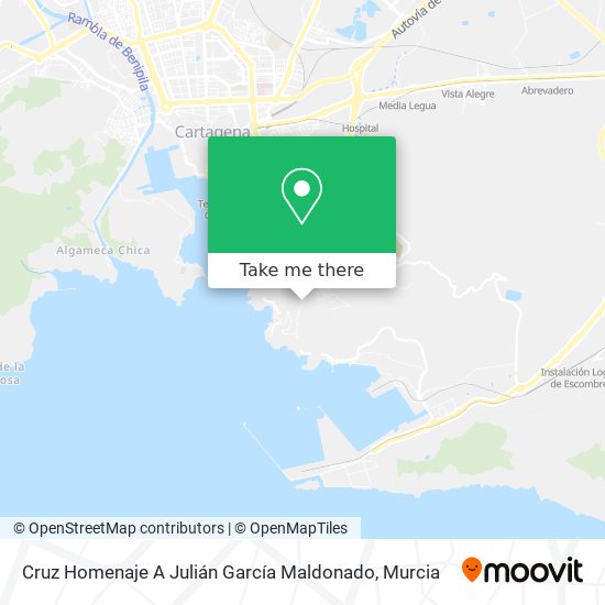 Cruz Homenaje A Julián García Maldonado map