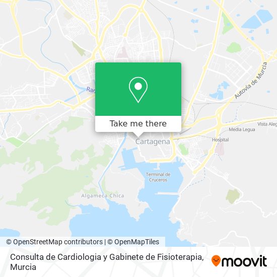 Consulta de Cardiologia y Gabinete de Fisioterapia map