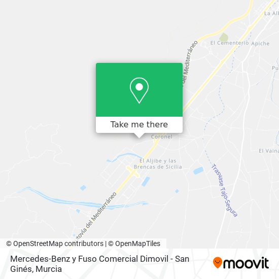 mapa Mercedes-Benz y Fuso Comercial Dimovil - San Ginés