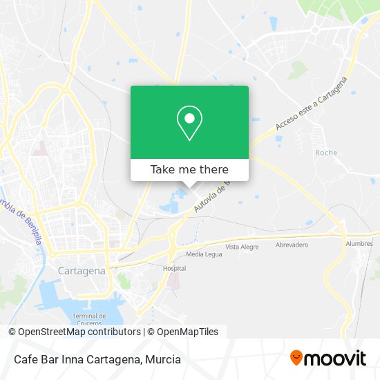 Cafe Bar Inna Cartagena map