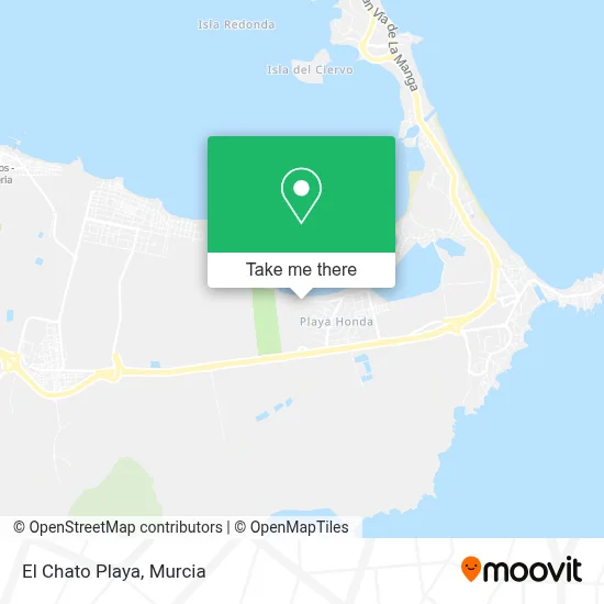El Chato Playa map
