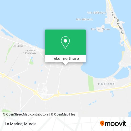 La Marina map