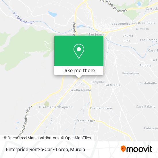 Enterprise Rent-a-Car - Lorca map