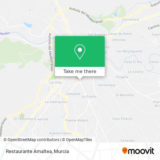 Restaurante Amaltea map