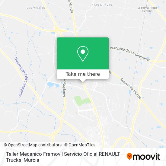 Taller Mecanico Framovil Servicio Oficial RENAULT Trucks map