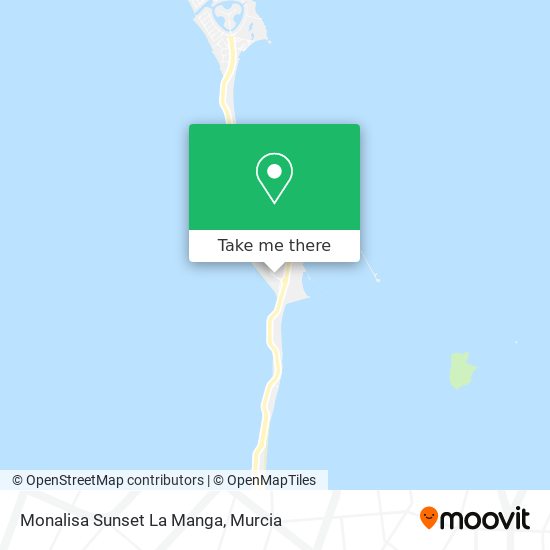 Monalisa Sunset La Manga map