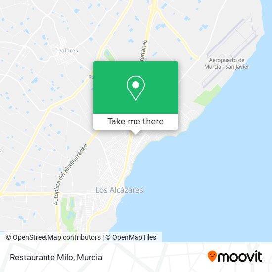 mapa Restaurante Milo