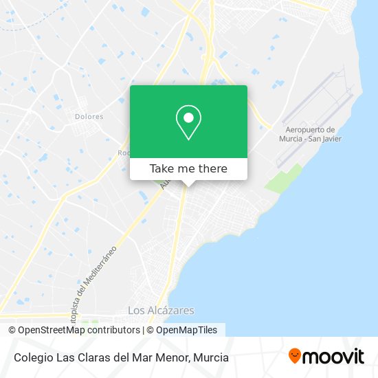 Colegio Las Claras del Mar Menor map