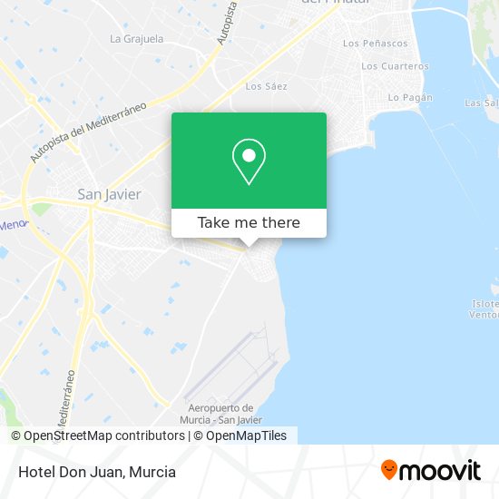 mapa Hotel Don Juan