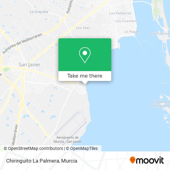 Chiringuito La Palmera map