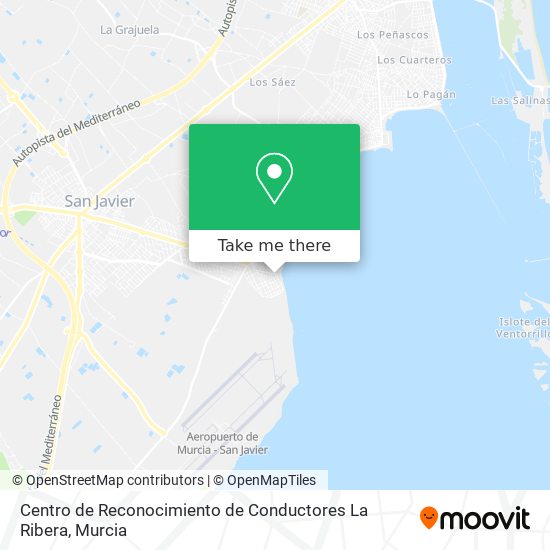Centro de Reconocimiento de Conductores La Ribera map