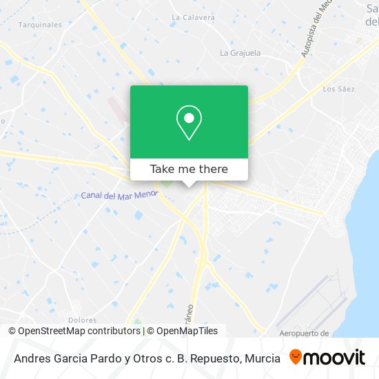 Andres Garcia Pardo y Otros c. B. Repuesto map