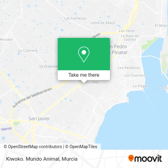 Kiwoko. Mundo Animal map