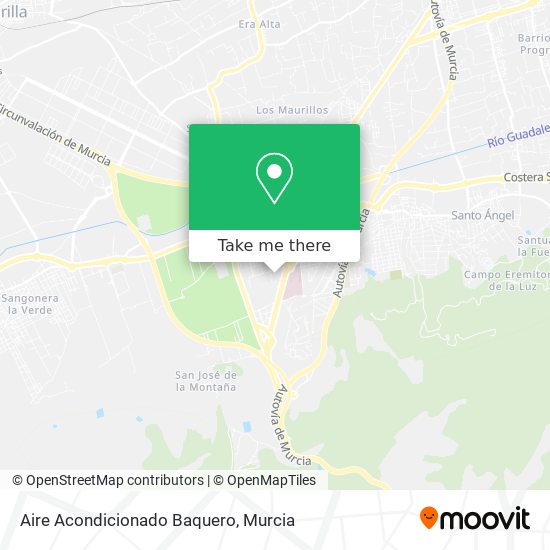 Aire Acondicionado Baquero map