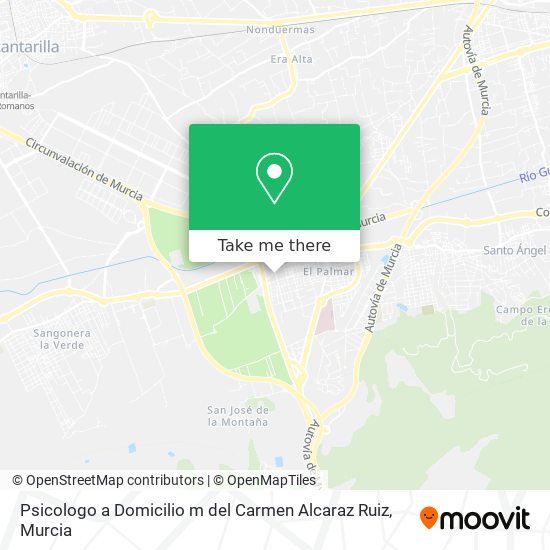 Psicologo a Domicilio m del Carmen Alcaraz Ruiz map