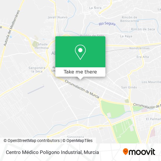 Centro Médico Polígono Industrial map