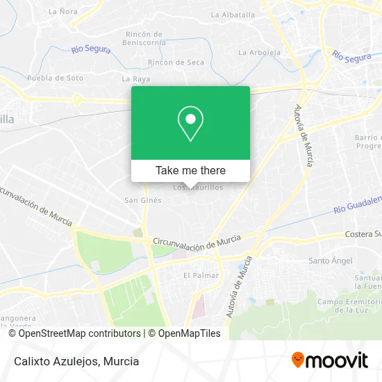 Calixto Azulejos map