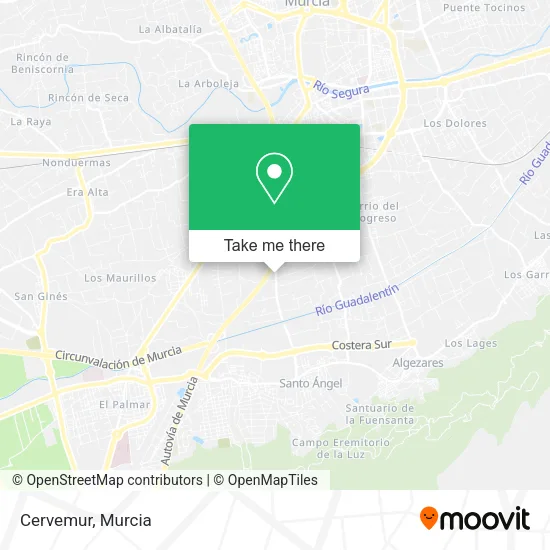 Cervemur map