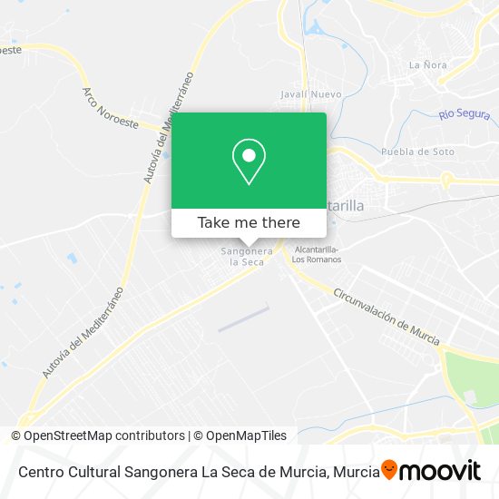 Centro Cultural Sangonera La Seca de Murcia map