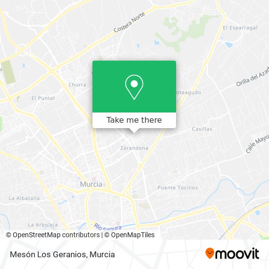 Mesón Los Geranios map