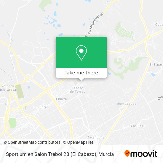 Sportium en Salón Trebol 28 (El Cabezo) map