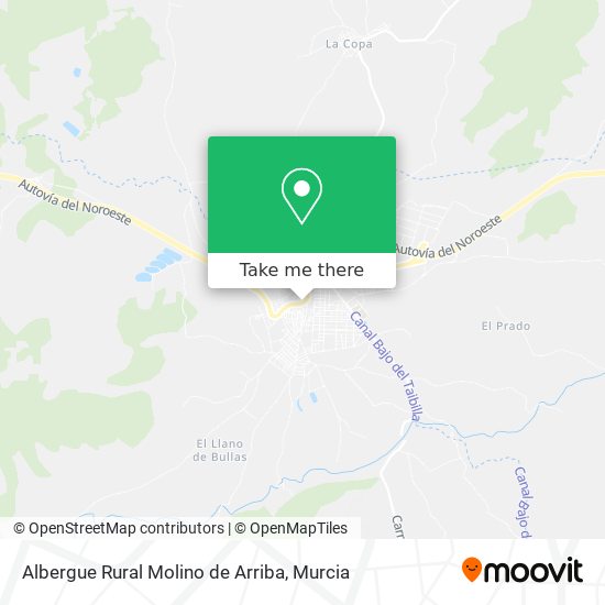 Albergue Rural Molino de Arriba map