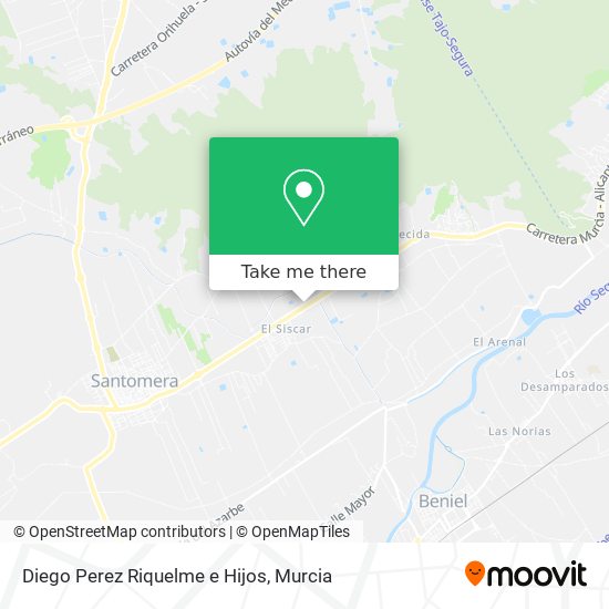 Diego Perez Riquelme e Hijos map