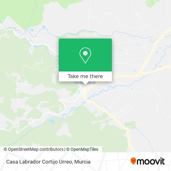 Casa Labrador Cortijo Urreo map