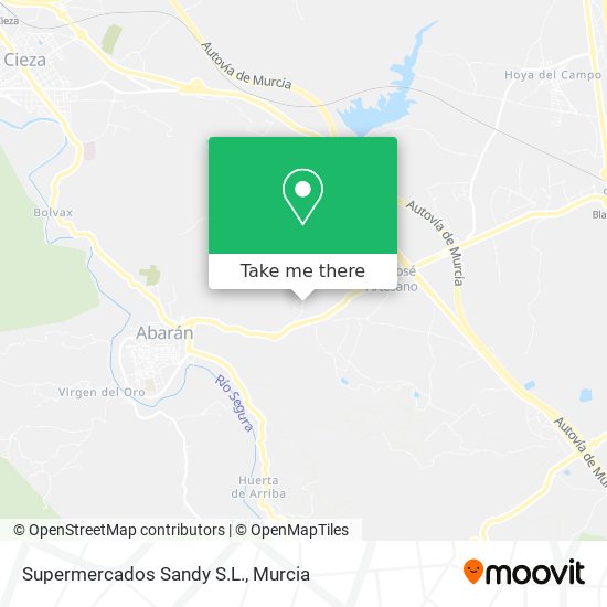 Supermercados Sandy S.L. map