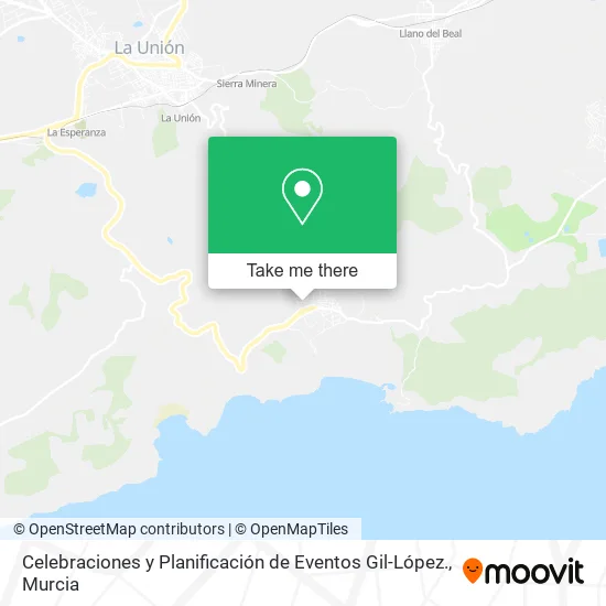 Celebraciones y Planificación de Eventos Gil-López. map