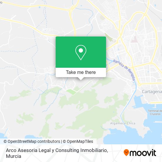 mapa Arco Asesoria Legal y Consulting Inmobiliario