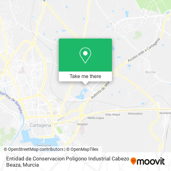 Entidad de Conservacion Poligono Industrial Cabezo Beaza map