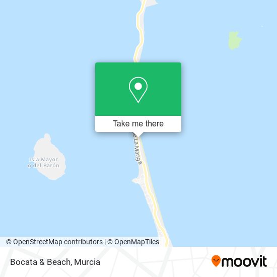 mapa Bocata & Beach