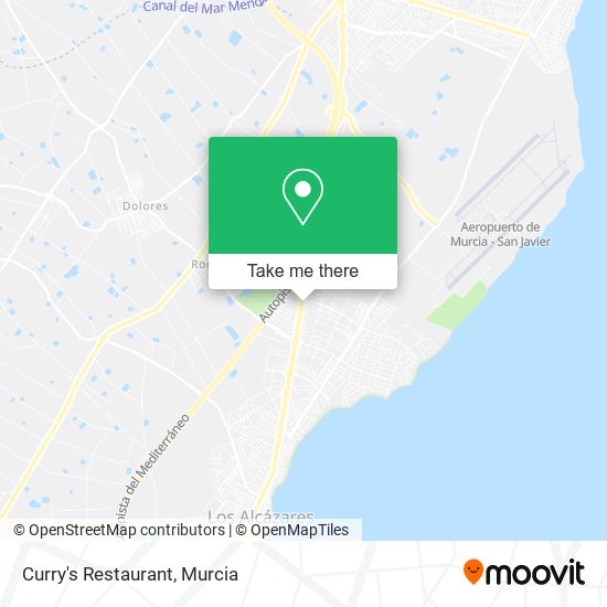 Curry's Restaurant map