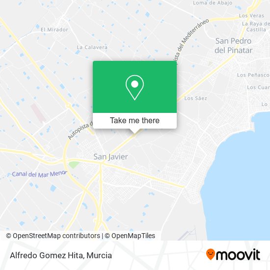 Alfredo Gomez Hita map