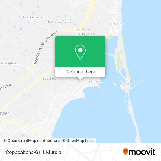 Copacabana-Grill map