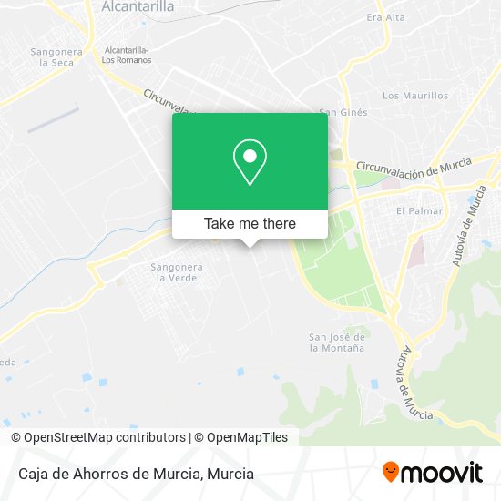 Caja de Ahorros de Murcia map