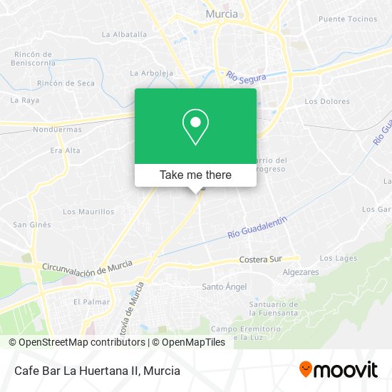 Cafe Bar La Huertana II map