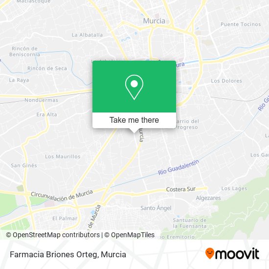 mapa Farmacia Briones Orteg