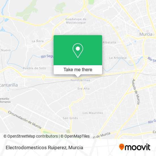 Electrodomesticos Ruiperez map