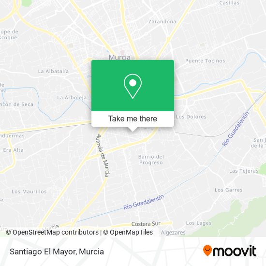 Santiago El Mayor map