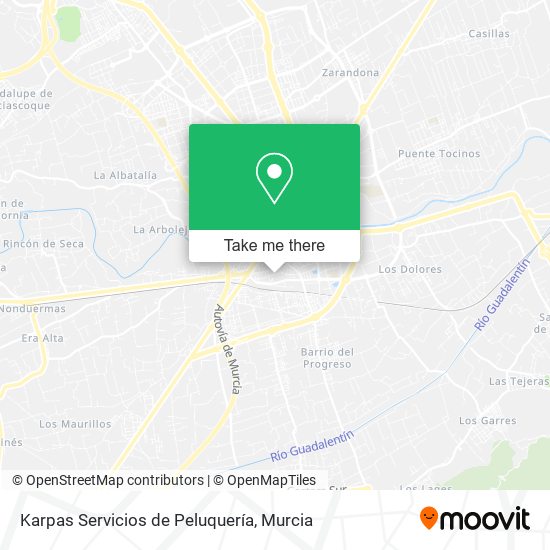 Karpas Servicios de Peluquería map