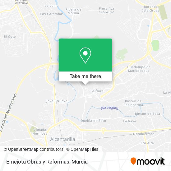 Emejota Obras y Reformas map