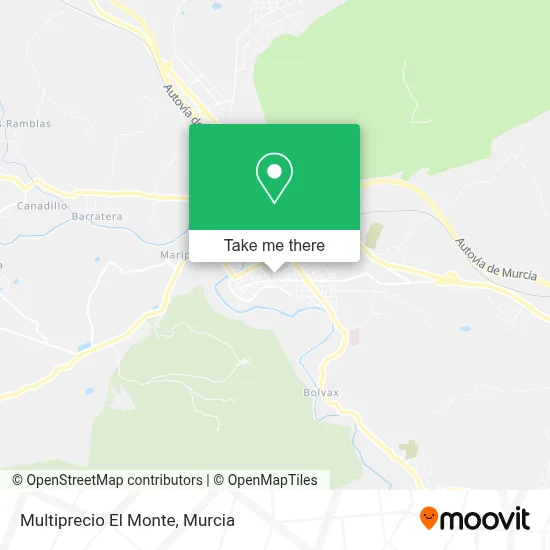 Multiprecio El Monte map