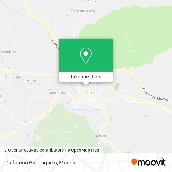 Cafetería Bar Lagarto map