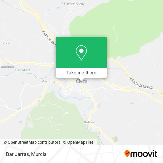 Bar Jarras map